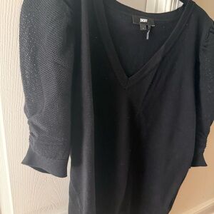 DKNY Black Knit Sweater